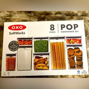 OXO Softworks 8 piece Pop container set